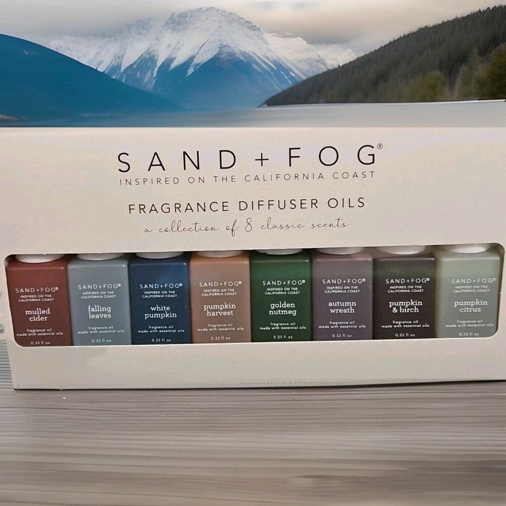 Sand And fog Diffuser Oil Fall 8pk Classic Scents Fragrance Diffuser Oil